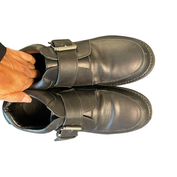 UNIF Women's 90s Black Class Shoe Buckle Platform Shoes Size 9 Y2K Grunge - Picture 8 of 16
